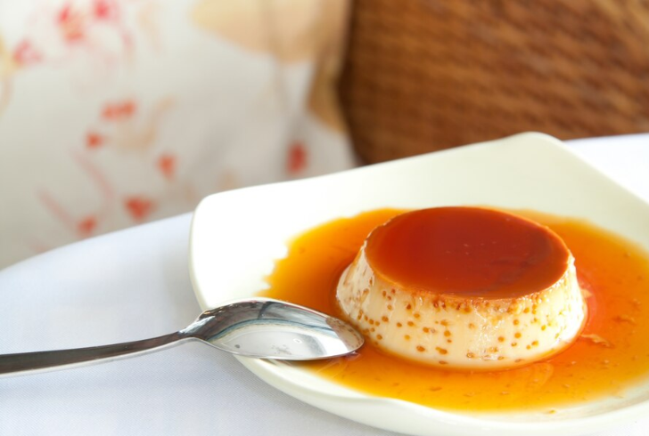 Coconut cream recipes - Treat yourself to creamy coconut flan with a touch of caramel decadence.